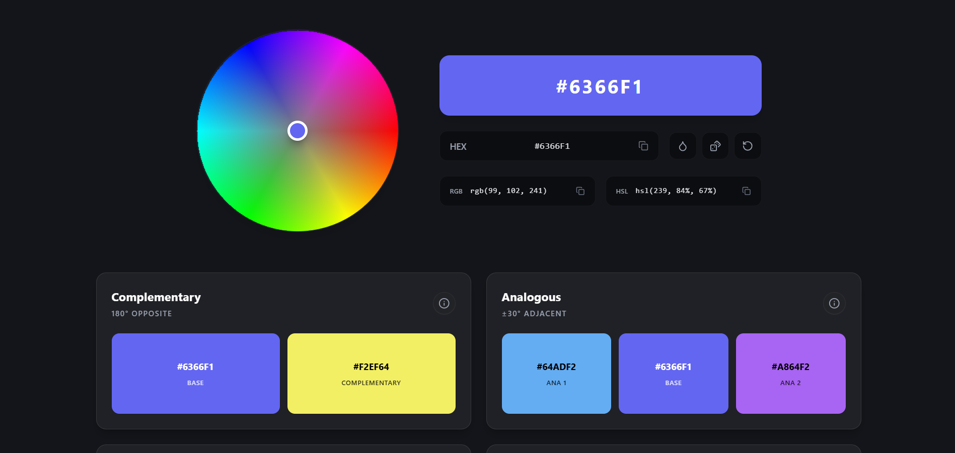 Color Harmony Generator